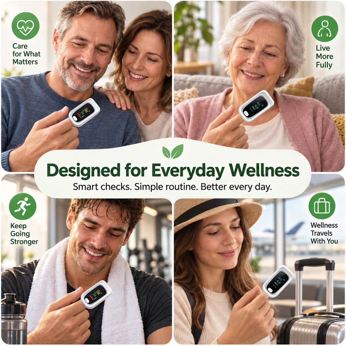 2-in-1 Non-Invasive Blood Glucose Monitor